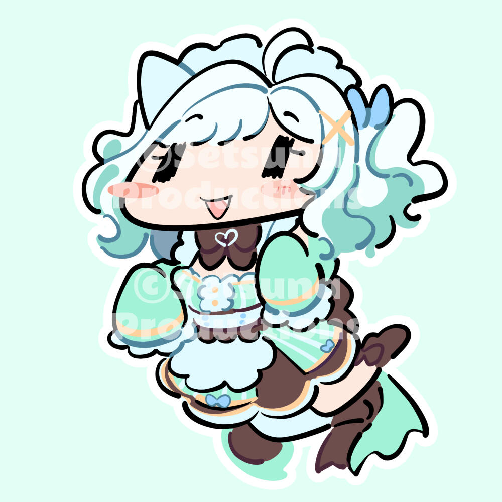 Densetsu.exe Mint Fantome Official Patreon Monthly Sticker July 2026