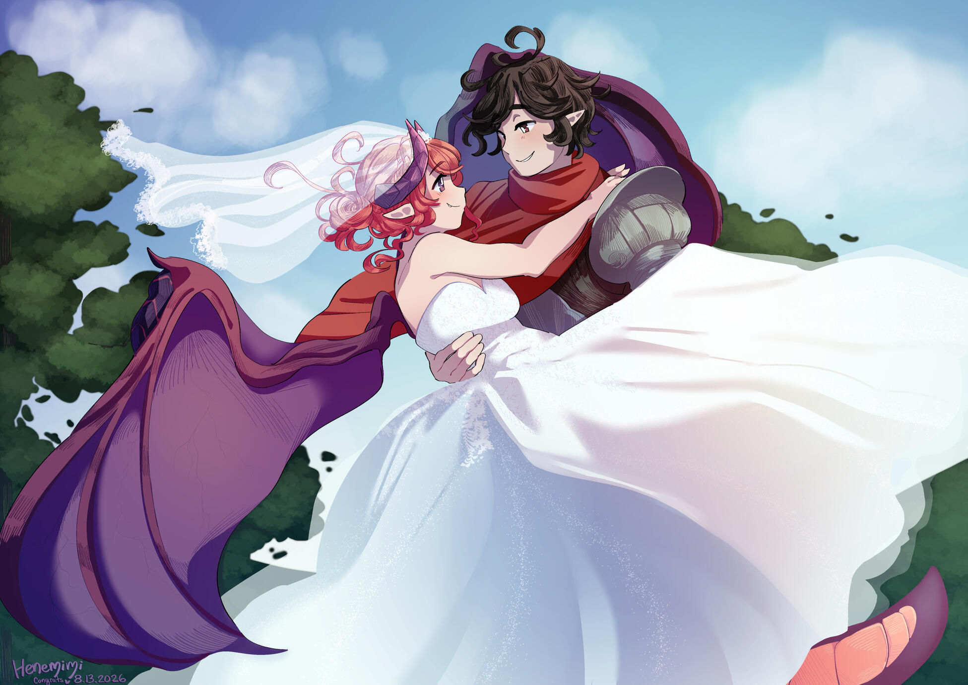 Vtuber Grape & Knightbozo Wedding Day