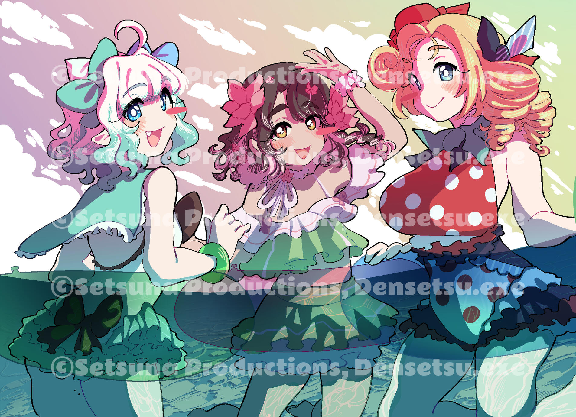 Densetsu.exe Official Patreon Monthly Postcard July 2026