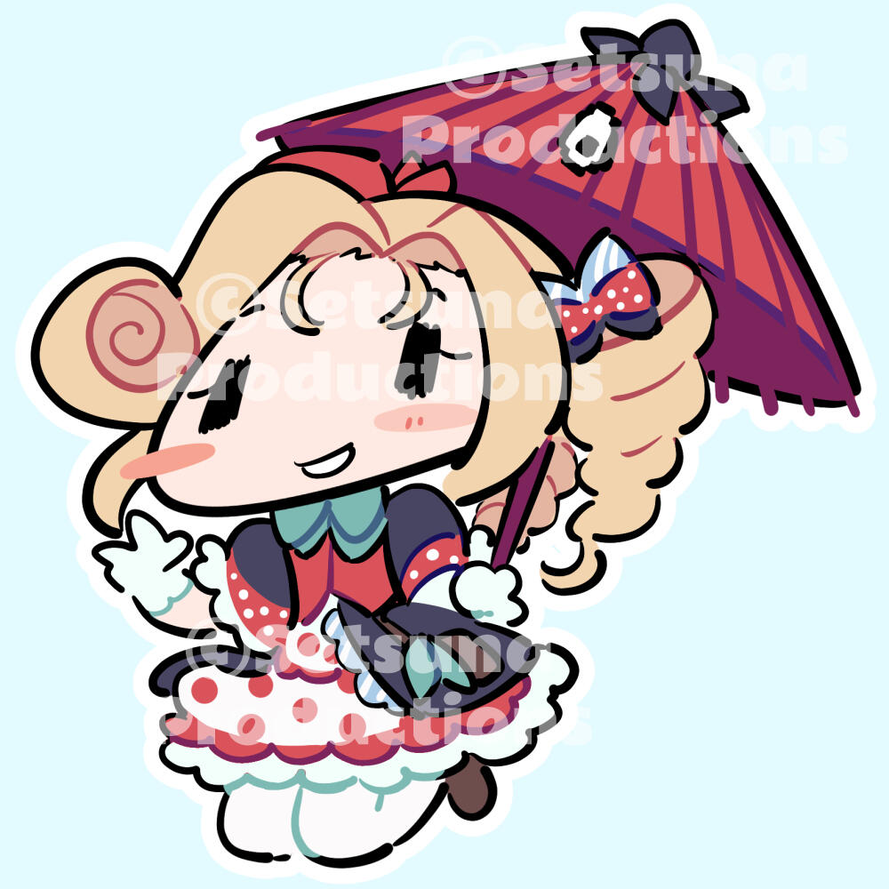 Densetsu.exe Victoria Roman Official Patreon Monthly Sticker July 2026